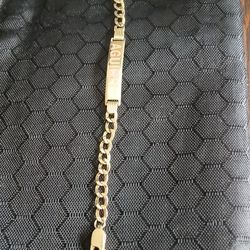 Gold Bracelet 14k Solid 
