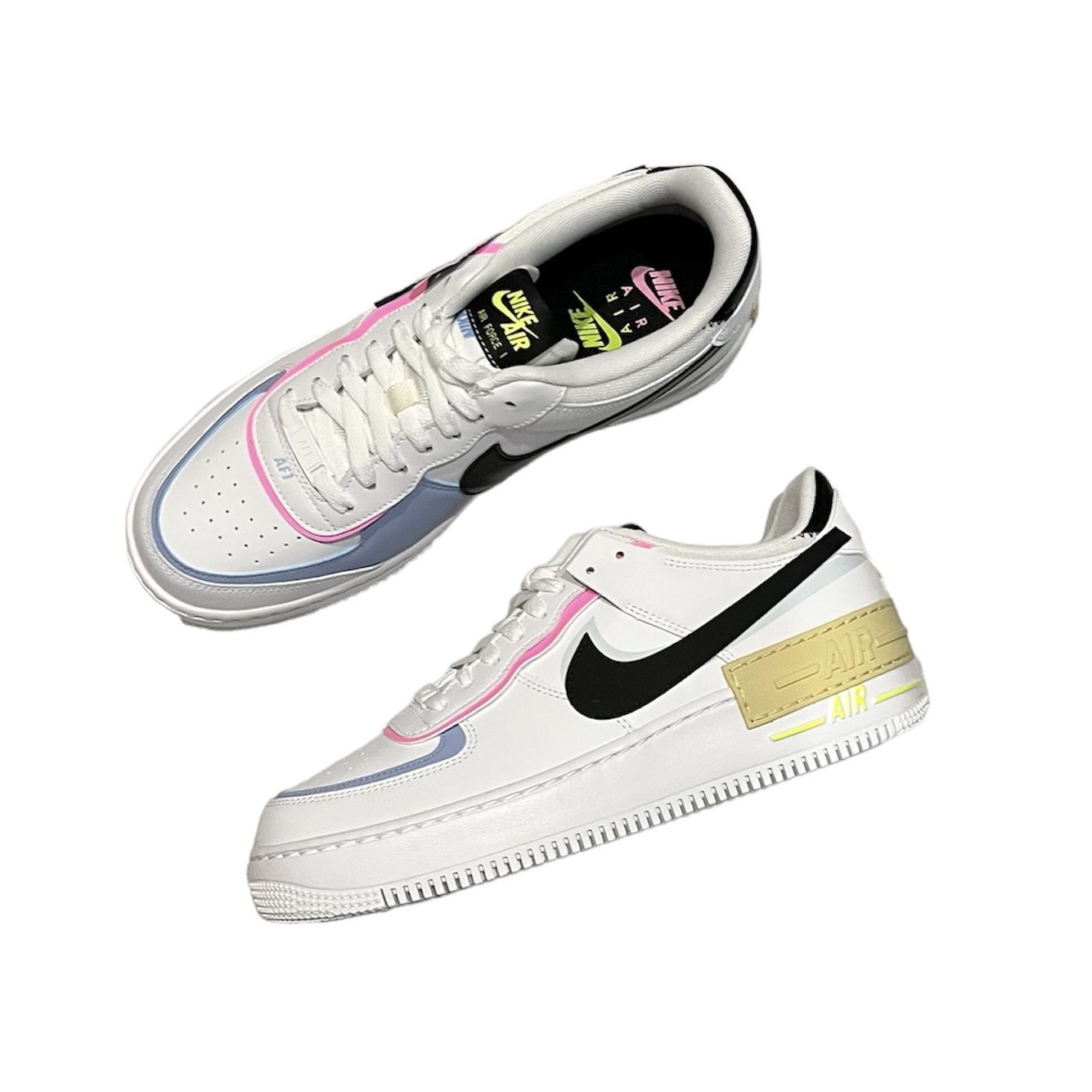 NEW Nike Women's Air Force Shadow size White