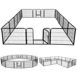 Dog Playpen 16 Panels 24 Inch