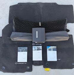 Lexus IS 250 Floor Mats, Trunk Mat & Cargo Net — $150