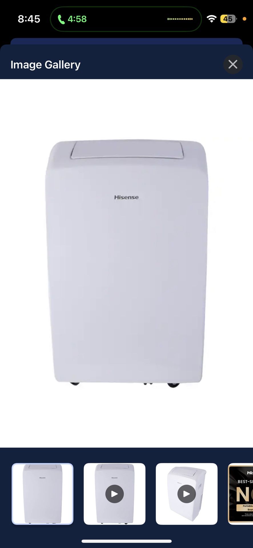 Hisense Portable AC