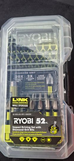 Ryobi 52pc set new