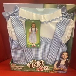 New The Wizard Of Oz Child Dress Halloween Costume Sz 4-6