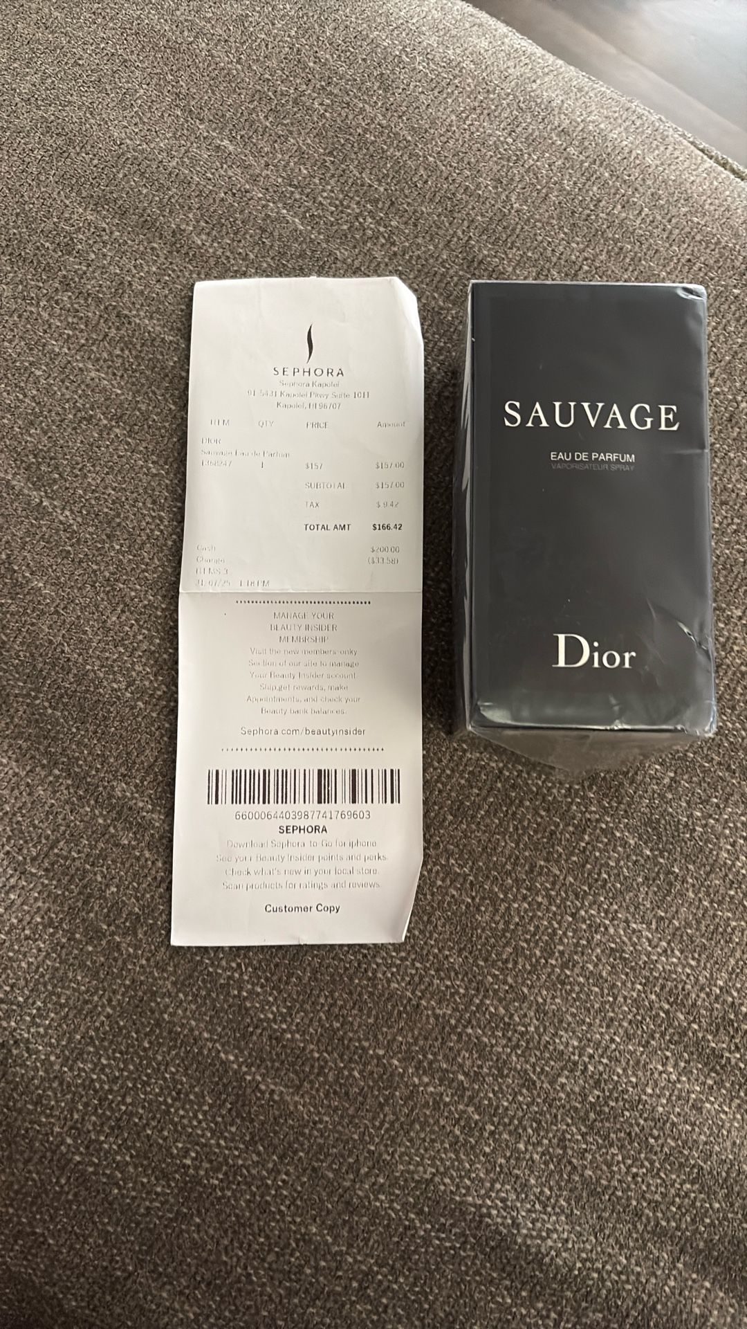 Dior Sauvage Edp