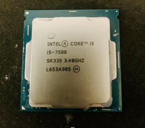 I5 7500, And A Fan