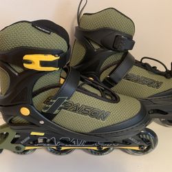PAPAISON Adjustable Inline Skates with Full Light up Wheels