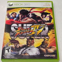 Xbox 360 Super Street Fighter IV Video Game