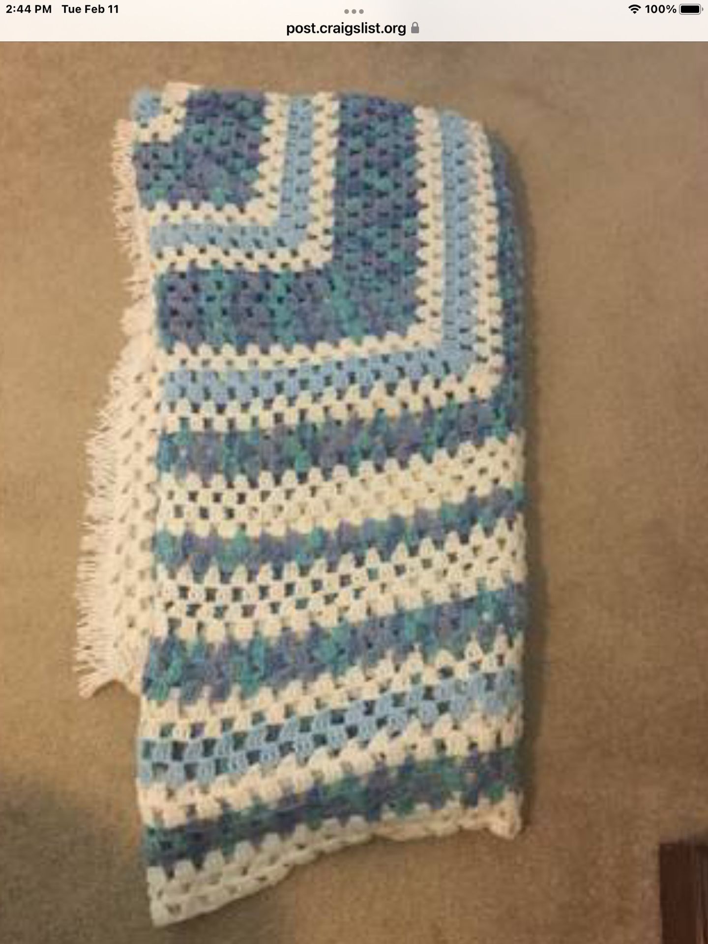 Hand Knitted Blankets Most All 1st Place From York Fair