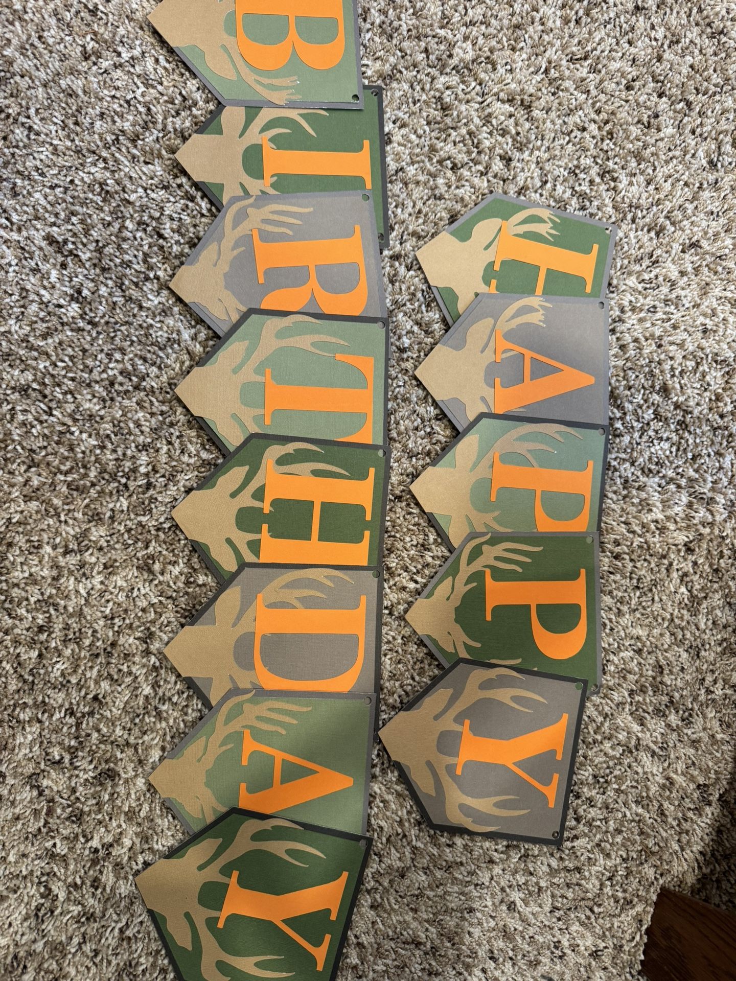 Hunting theme Birthday Banners