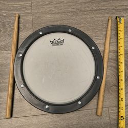 Drum Pad with Sticks