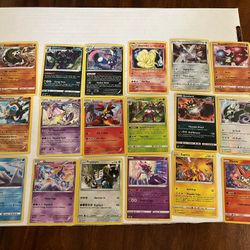 LOT OF 18 HOLO POKEMON CARDS ALL GOOD CONDITION