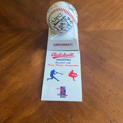 Cincinnati Reds signed auto ball collectors