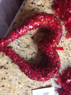 New heart decorations at $1 each for Valentine’s Day