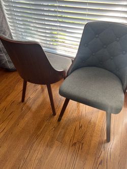 Mid Century Walnut Dining Chairs