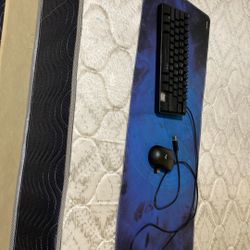 Keyboard And Mouse With A Mousepad 