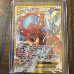 2016 Pokemon Steam Siege Volcanion EX 