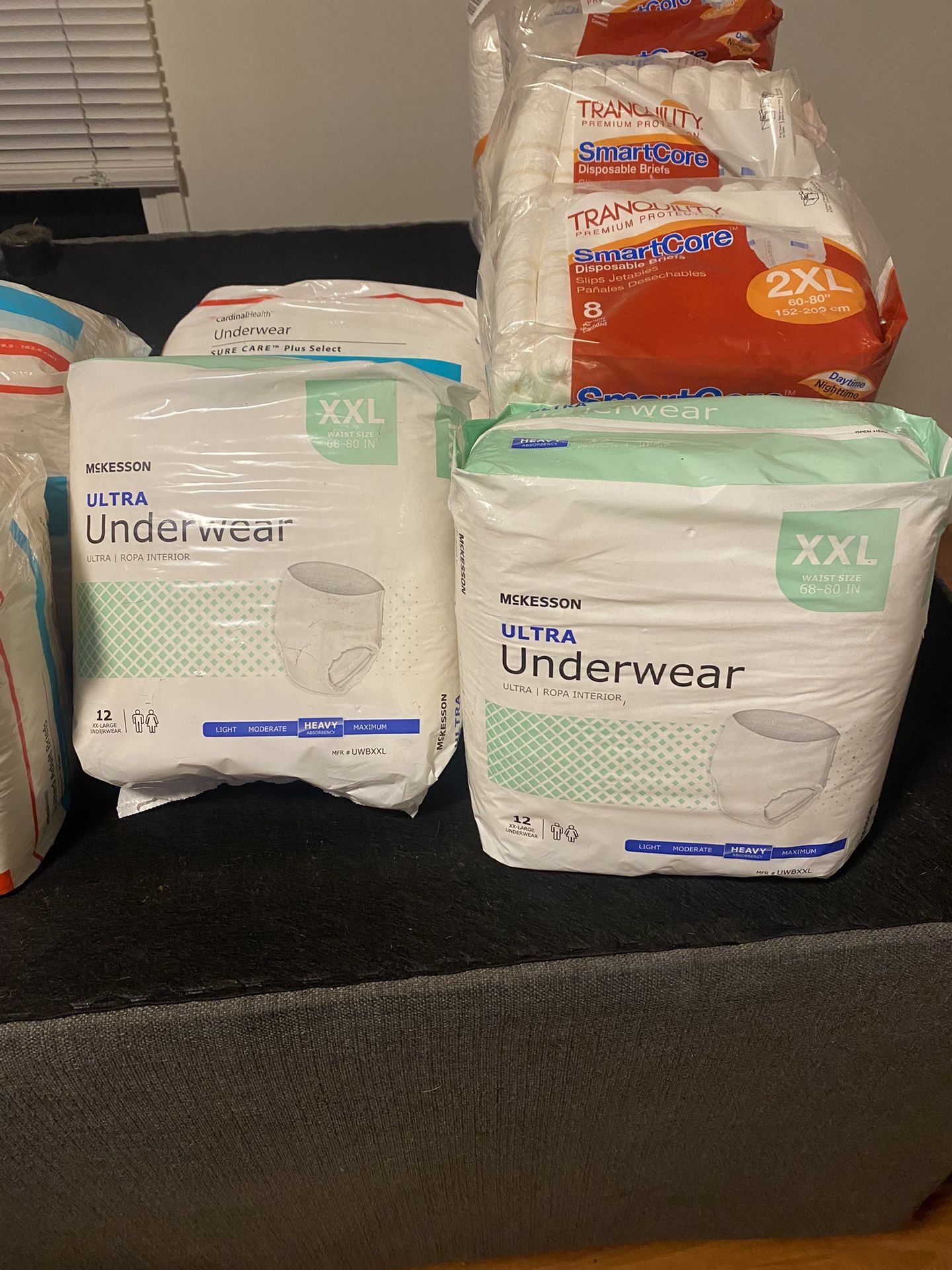90 XL & XXL New Adult Diapers & Like New Drive Adult Walker Asking $85