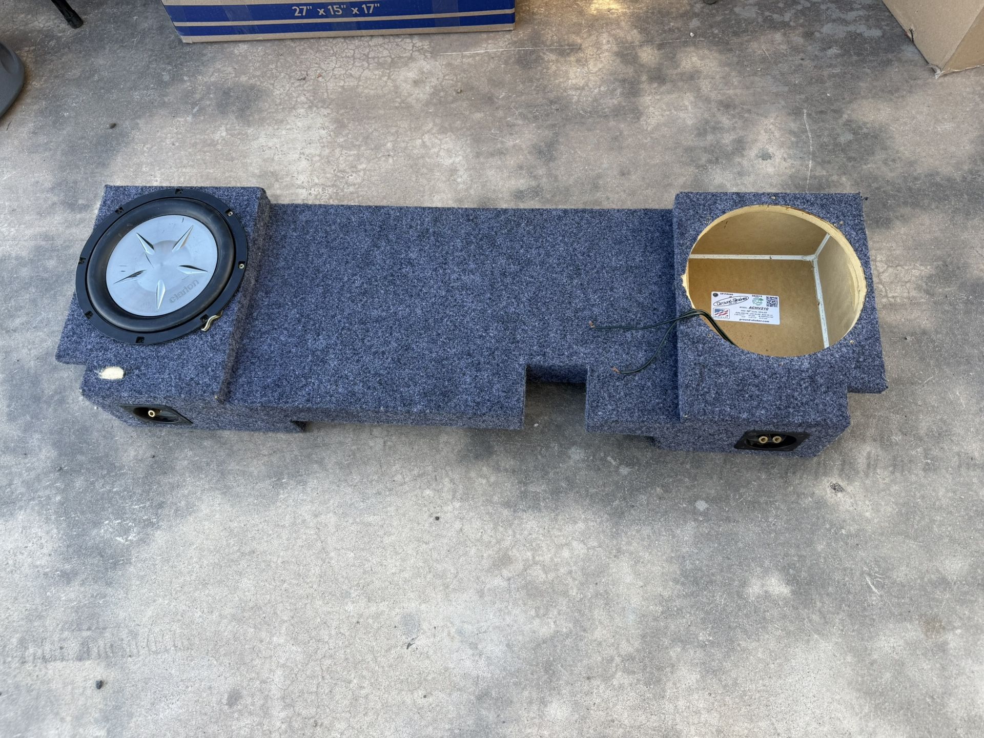 Used Subwoofer box for truck