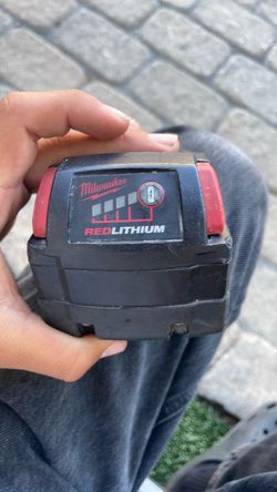 Milwaukee battery red lithium