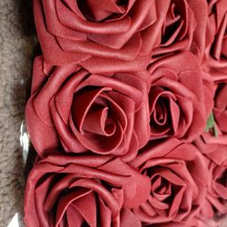 New in package 25 foam roses