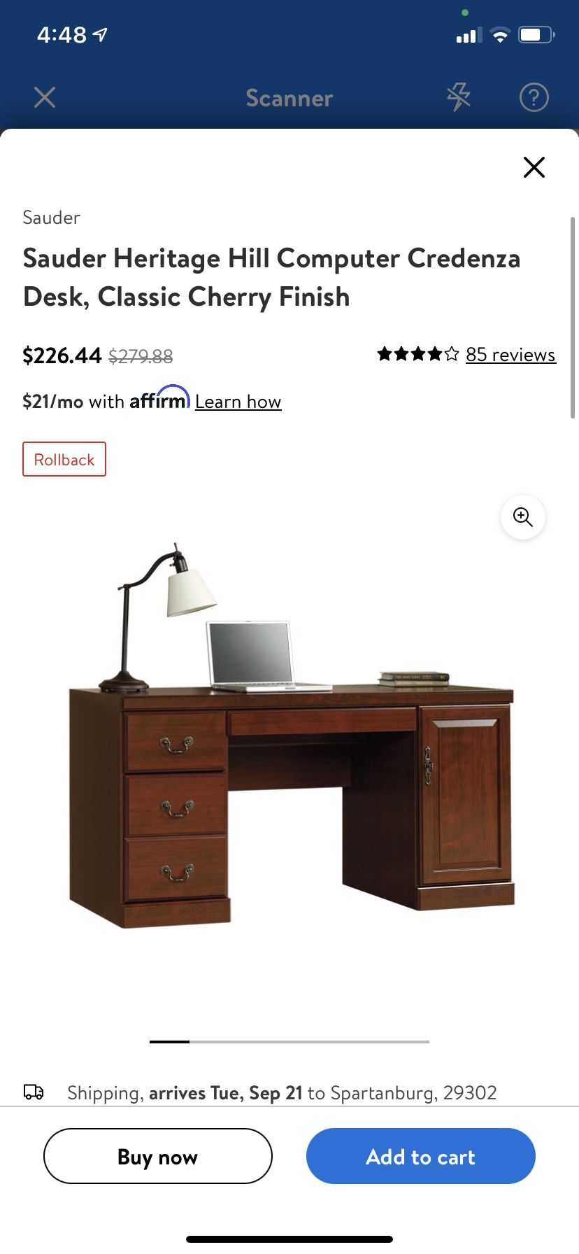 New Desk Put Together