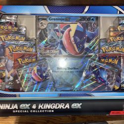 Greninja ex and Kingdra ex Special Collection