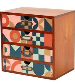 Wooden stylish organizer, unique and antique design