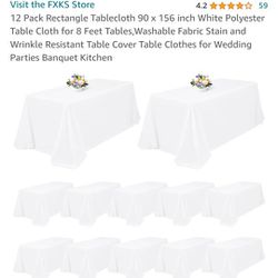 12 Pack Table Clothes