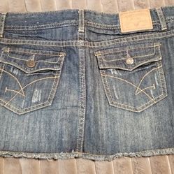 Amethyst Jean Short Skirt size 9