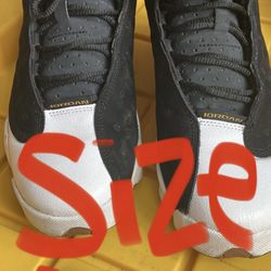 Jordan 13 Retro Black White Gum (GS) Size 6.5 Youth Sneakers 