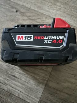 Xc 4.0 milwaukee battery