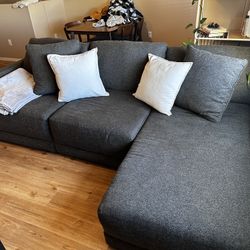 Big Cozy Sectional Couch W Chaise 
