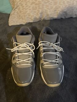 Cool Grey Jorden 11s Low Top