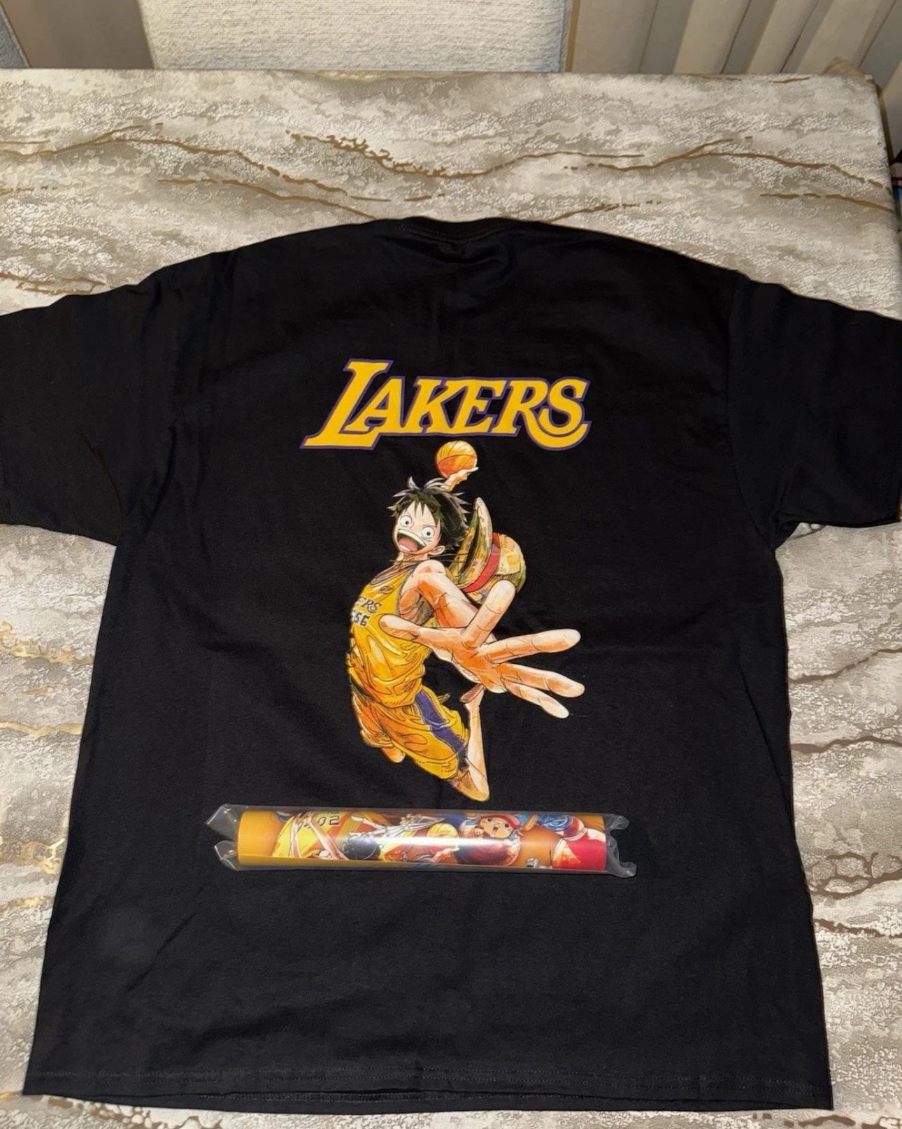 Lakers One Piece Anime Shirt
