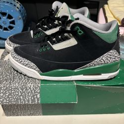 Jordan 3 Pine Green 