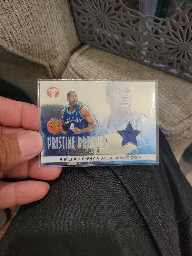Michael Finley Topps Pristine Premier All Star Authentic Game Worn Patch Basketball Card