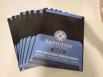 8 Saniderm Tattoo Care Adhesive Bandage Medium
