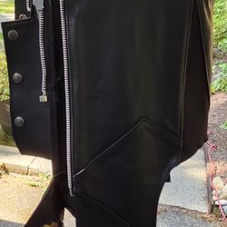 Harley Leather Jacket And Chaps