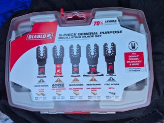 diablo 5-piece  oscillating  blade set