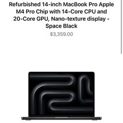 14” MacBook PRO 2TB - My Mom Is Getting Surgery And I’m Selling Things For Cash To Help Her- Serious Offers Only