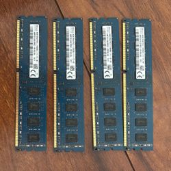 4 x 4GB (16GB Total) Hynix PC3-12800U
