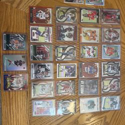 NFL 29 CARD LOT - ROOKIES AND INSERTS