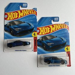 Hot Wheels Blue Ferrari SF90 Stradale Bundle – Brand New
