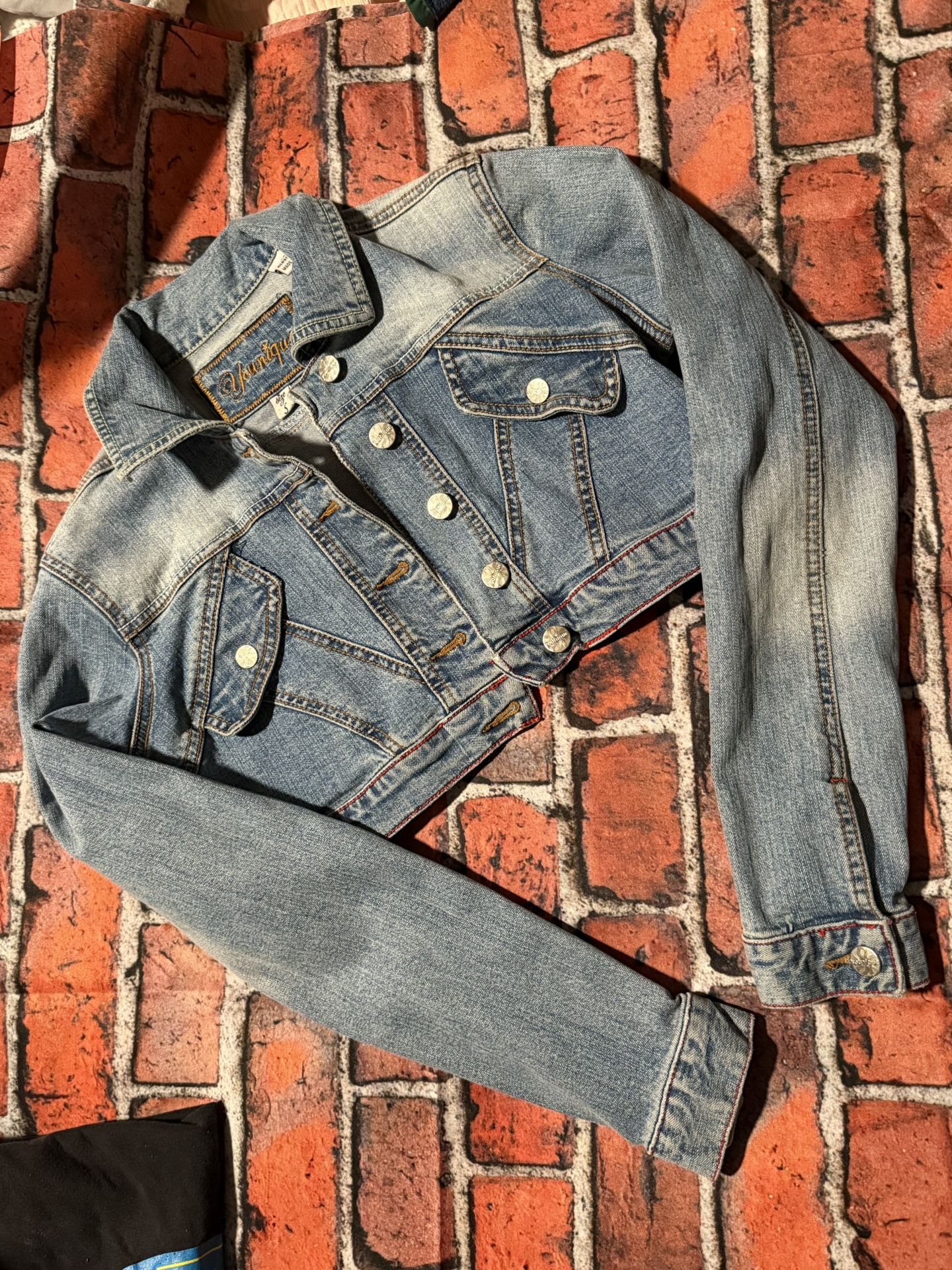 Vintage Cropped Jean Jacket
