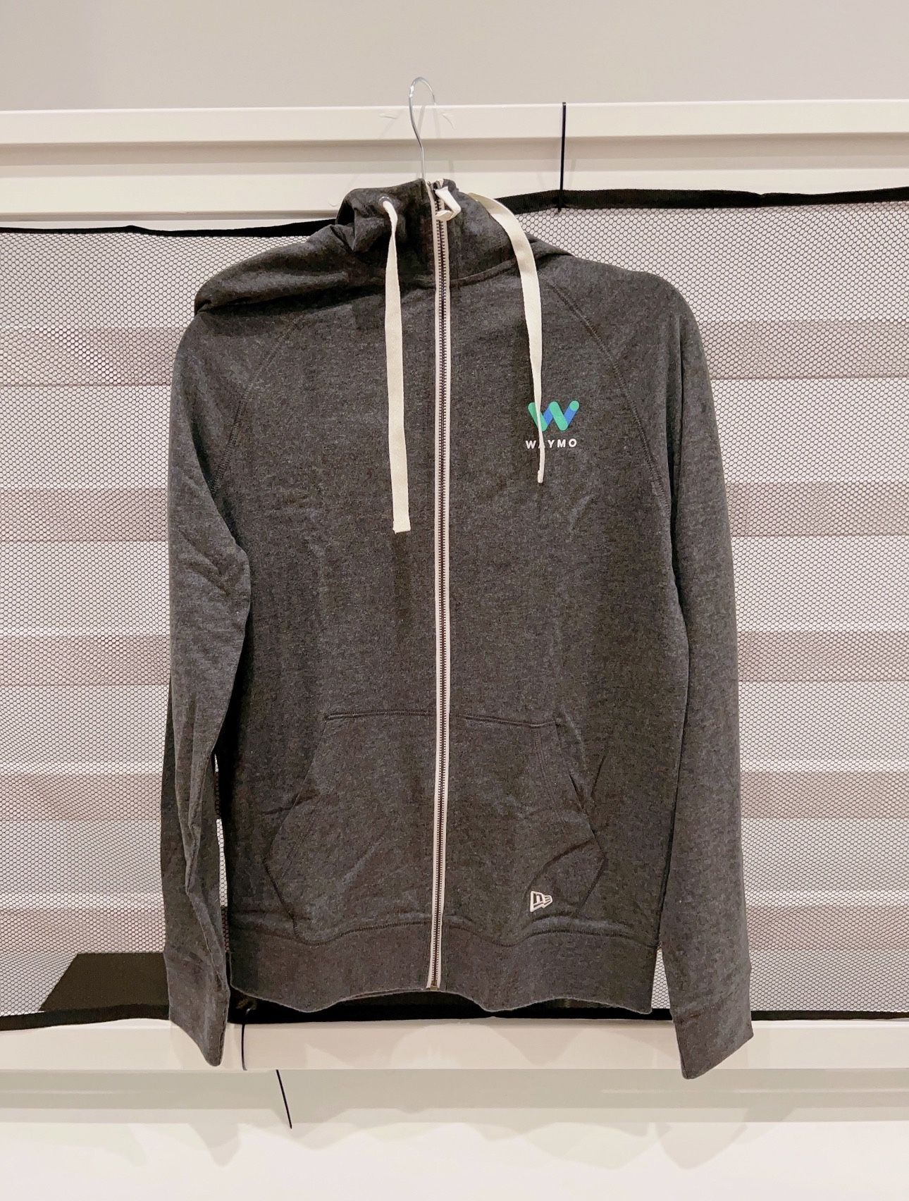 Brand New New Era Waymo From Google Company Full-Zip Size S/P Gray Jacket Top Outwear long sleeve thin coat Comes from pet free smoke free home Has
