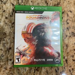 Xbox One Star Wats Squadrons Game, Like New/excellent Condition
