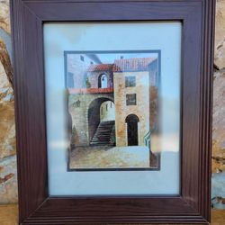Italian Architecture Framed With Matte