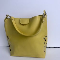 GIANNI  NOTARO LEATHER TOTE BAG
