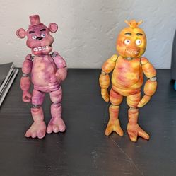 Tie Dye Freddy And Chica