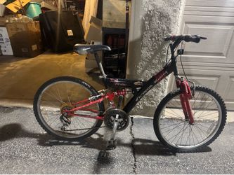 Honda Trail Wonder 26” Full Suspension Mountain Bike – Red/Black